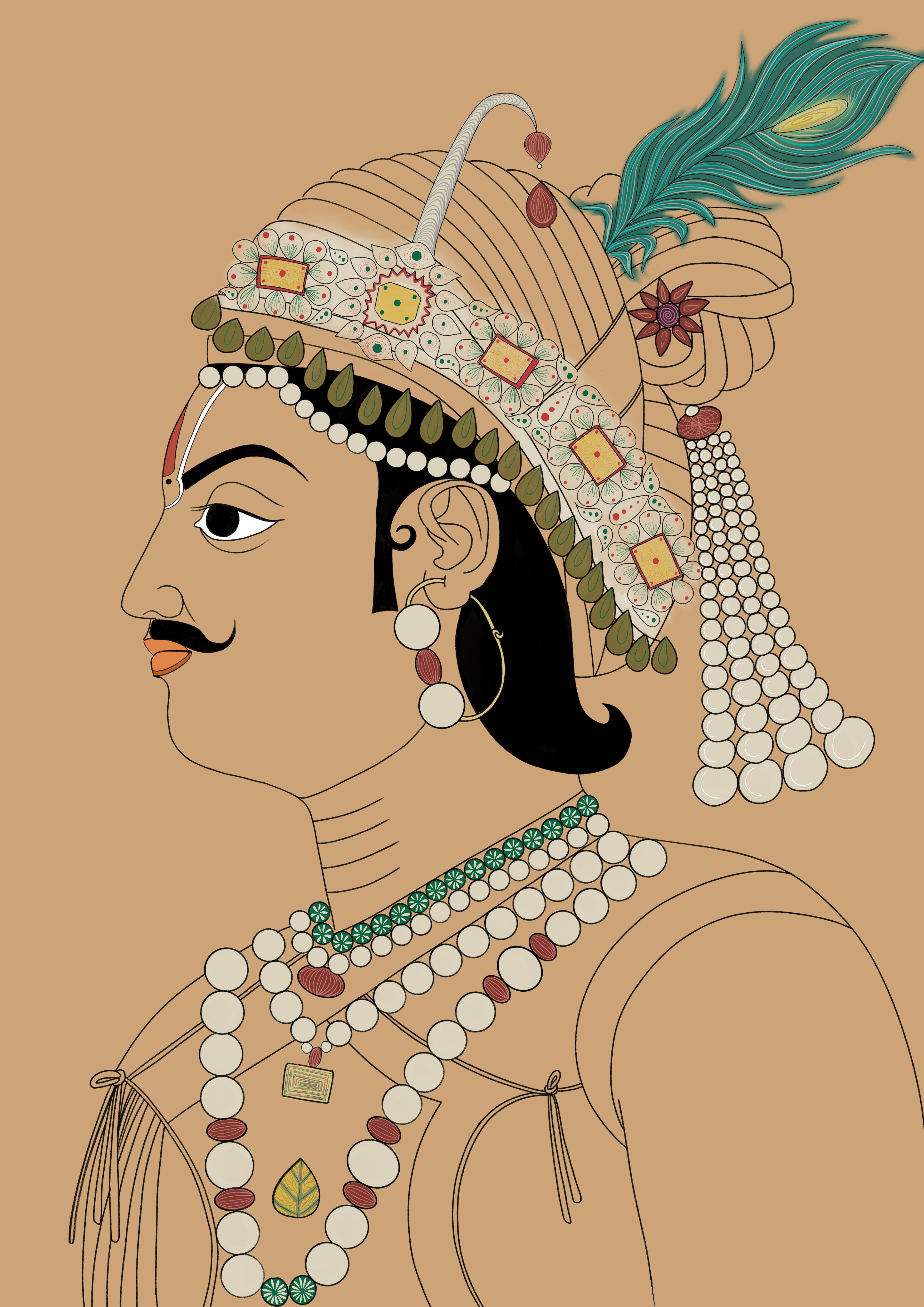 Chanakya, digital Indian miniature