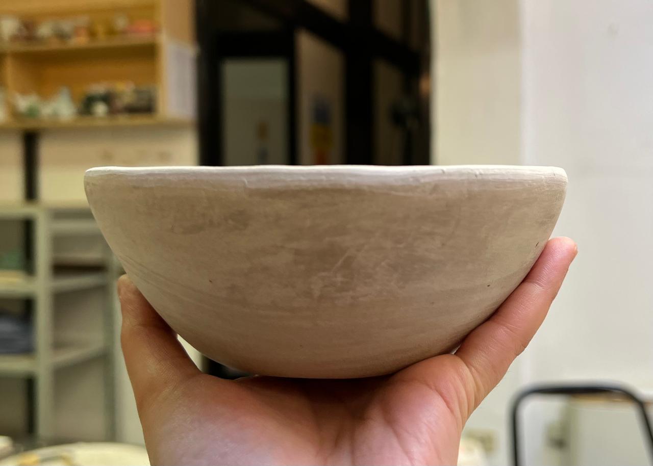 Bowl No. 1, before glazing