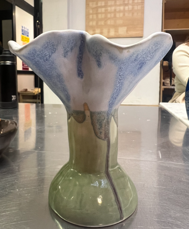Vase, after glazing and firing