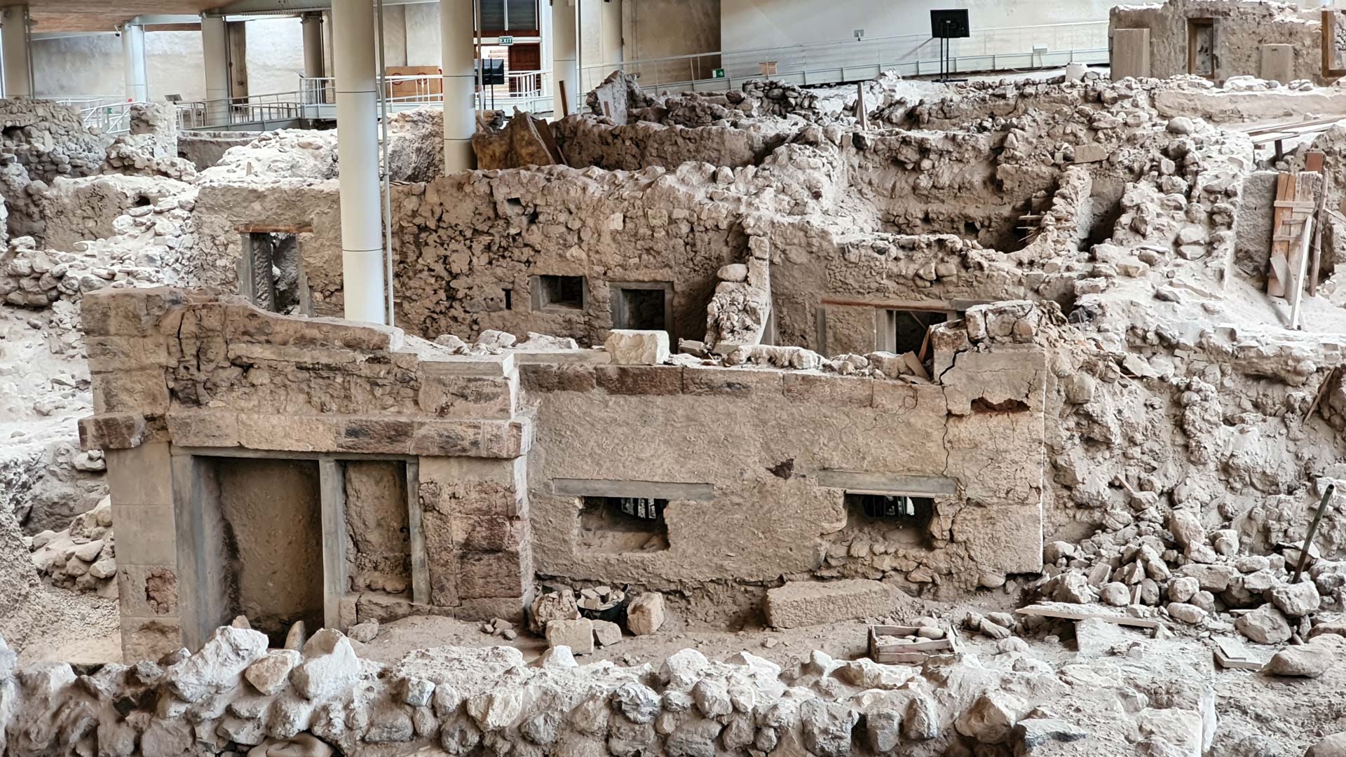 Akrotiri wall painting, Late Bronze Age