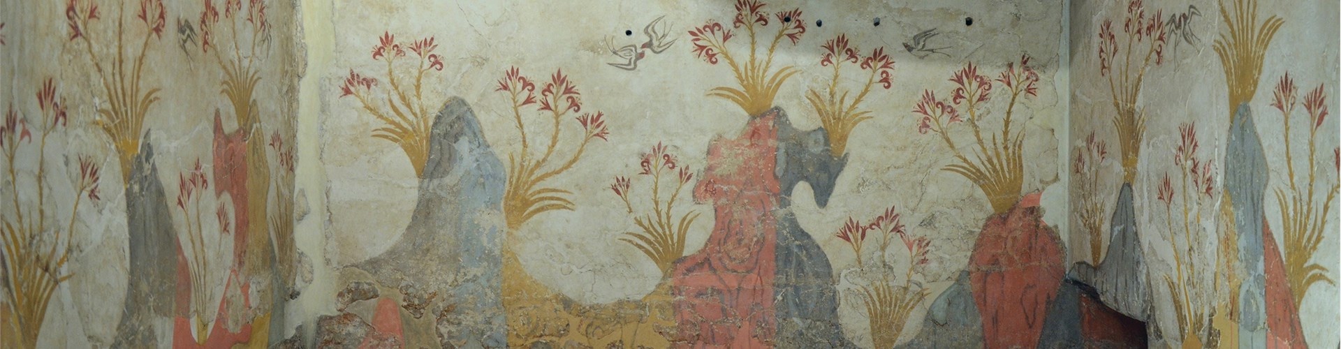 Akrotiri wall painting detail