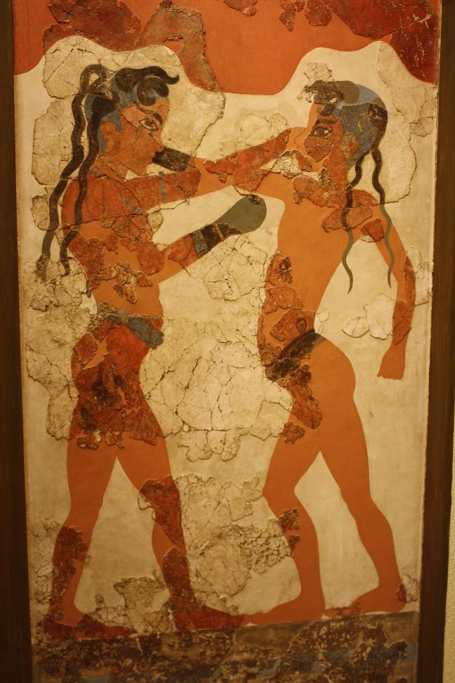 Akrotiri fresco fragment