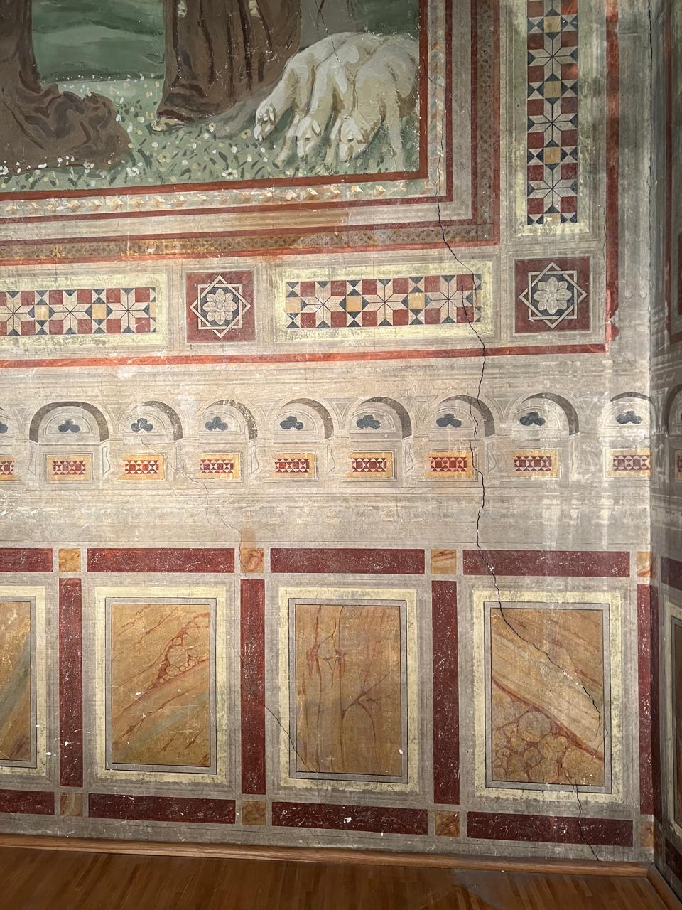 Assessed wall surface detail