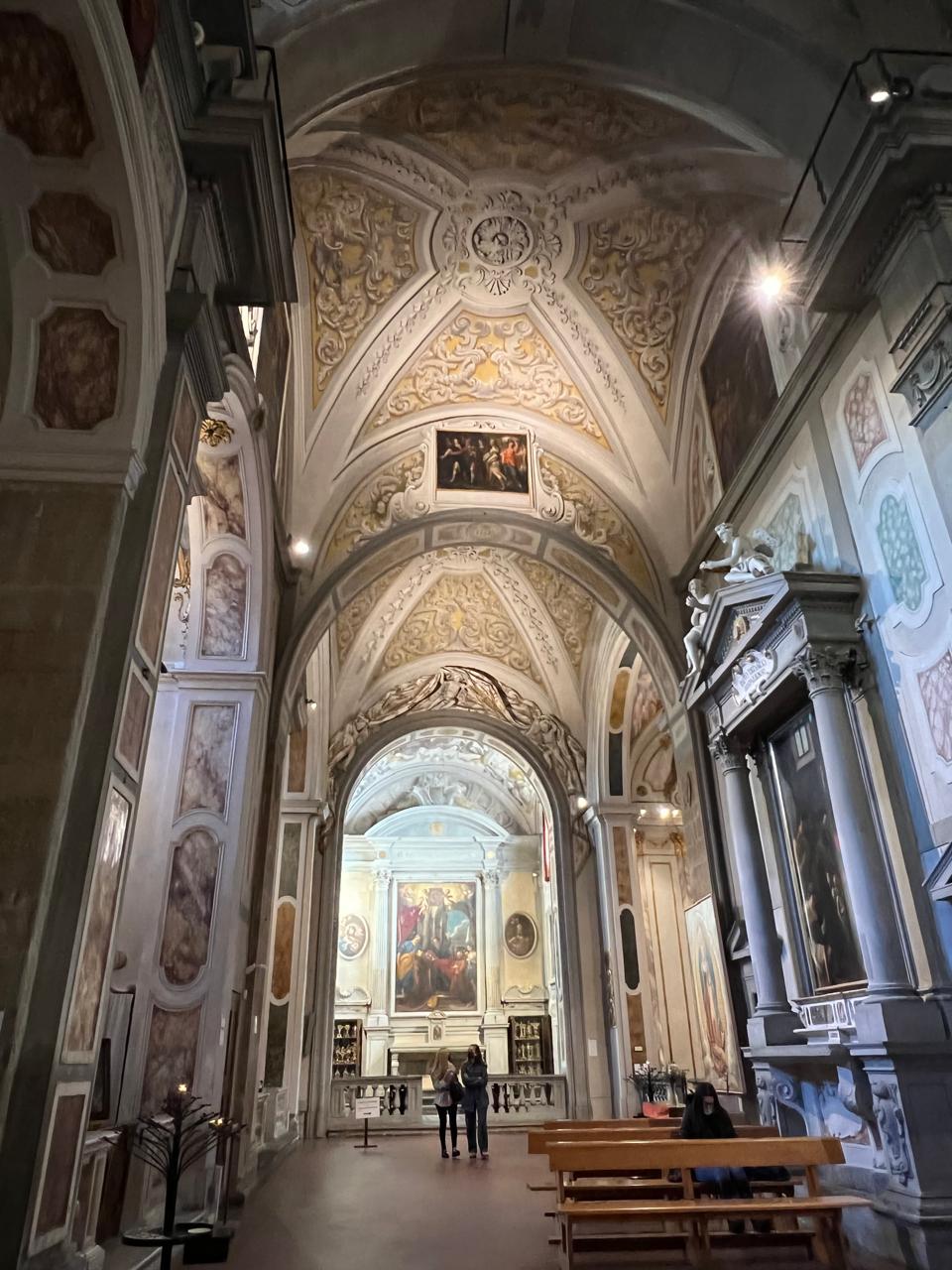 Interior of Chiesa di Ognissanti, Florence