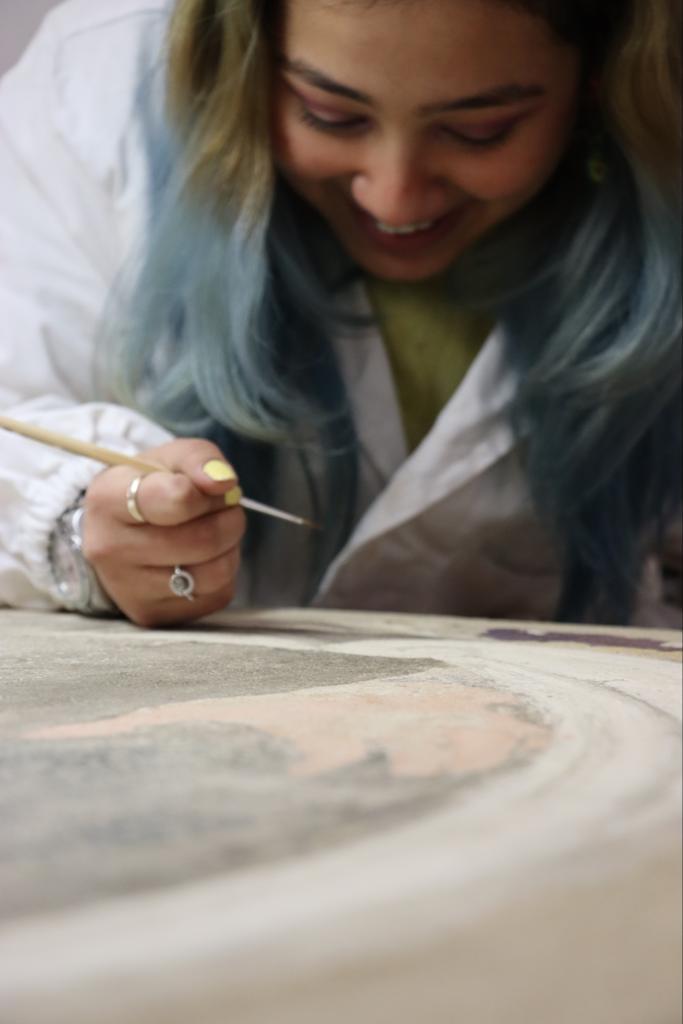 Surface cleaning of fresco