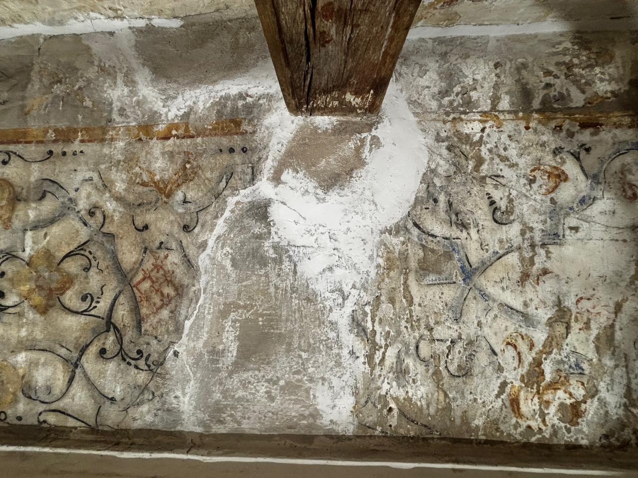 After whitewash cleaning