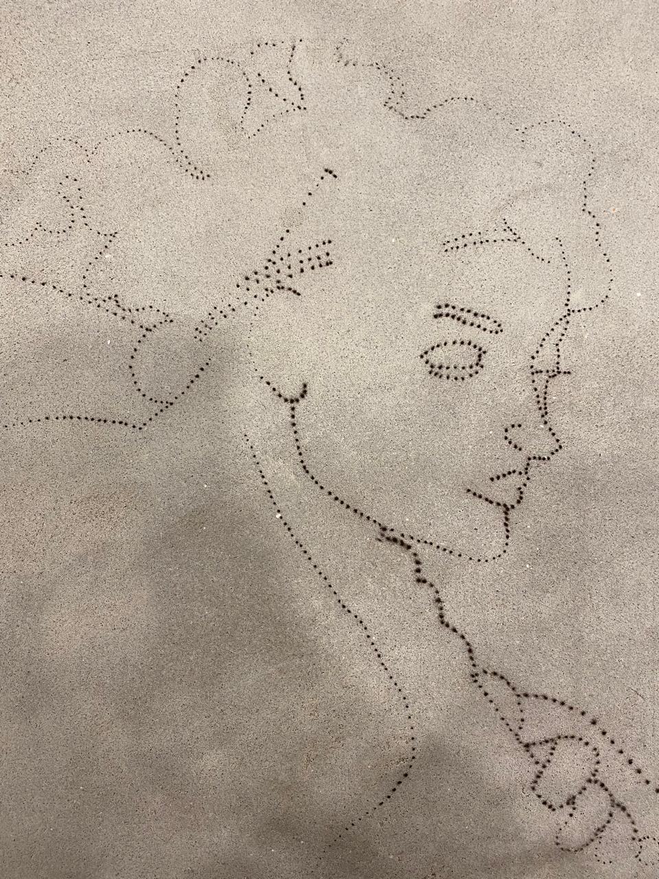 Fresco strappo technique