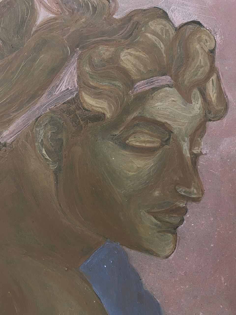 Painting on fresh intonaco