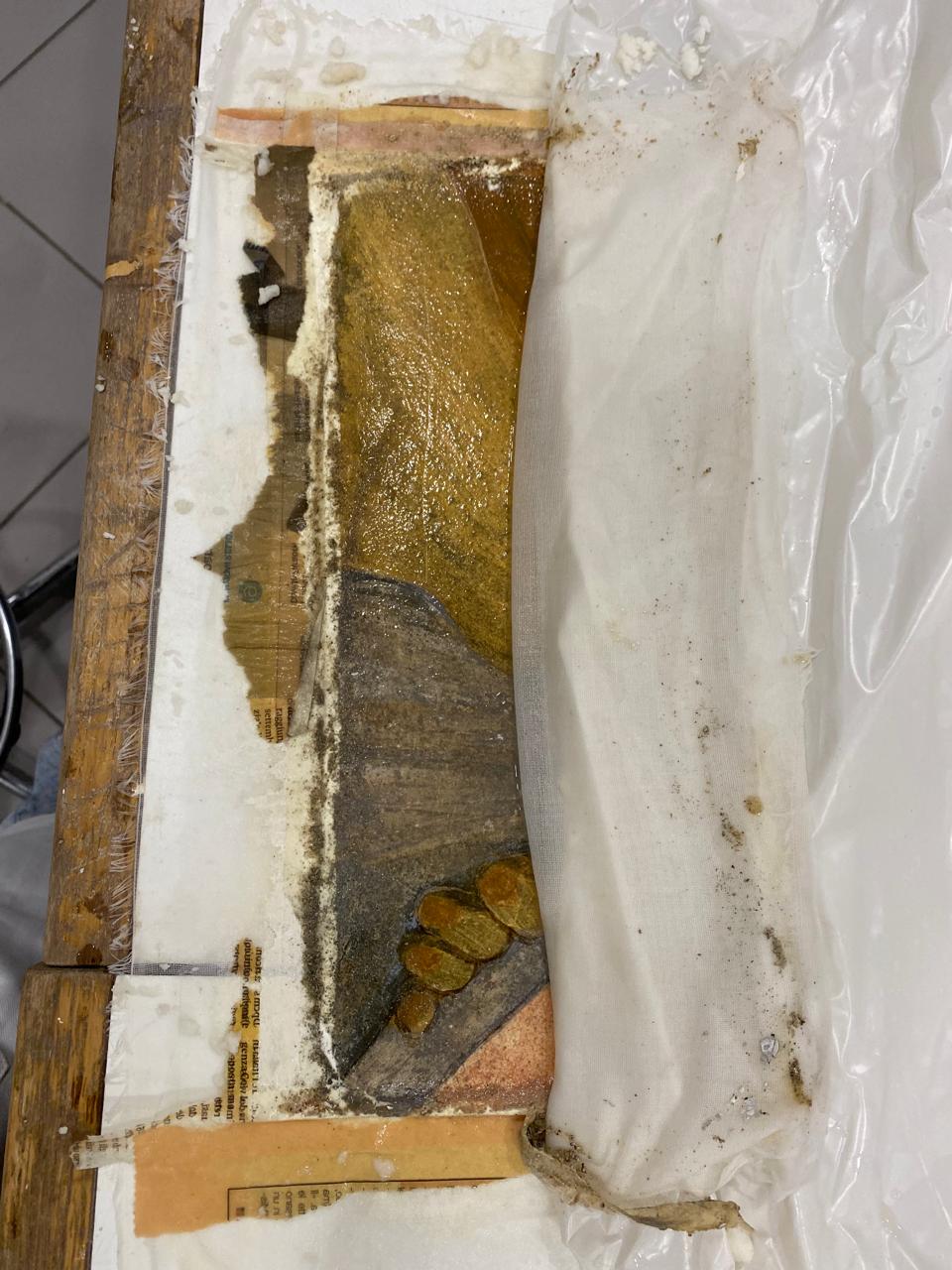 Peeling the fresco from the wall